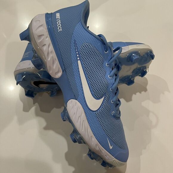 Men Nike Alpha Huarache Elite 3 MCS Baseball Cleat Sky Blue UNC CZ4453-401 Sz 14 main image 8